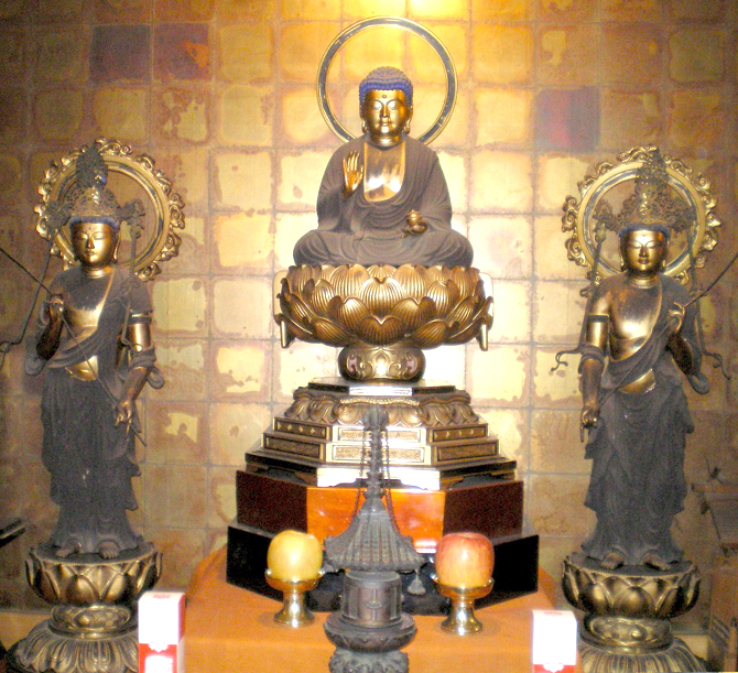 薬師如来像・日光月光菩薩像